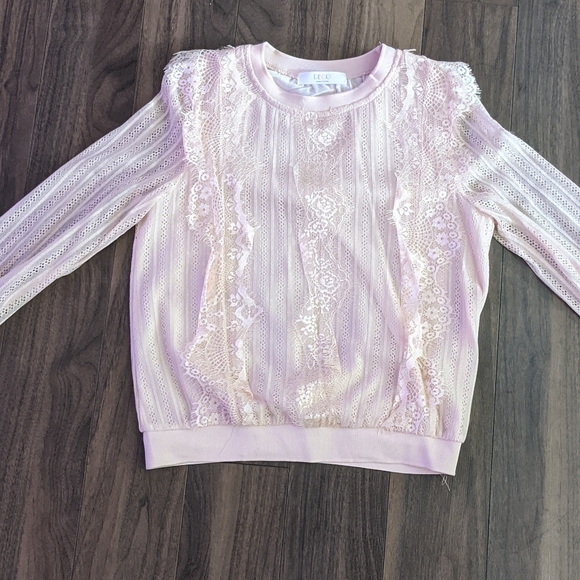 Delicate lace pullover sweater - Picture 1 of 5